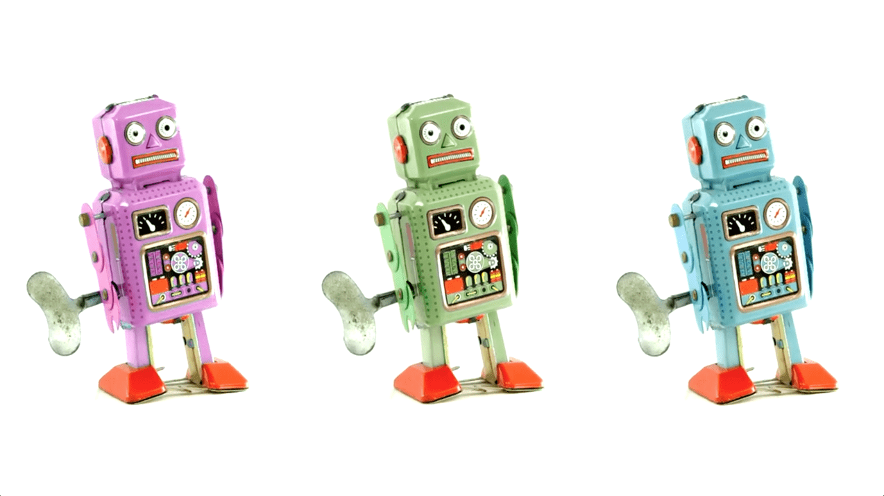 Tin windup robots